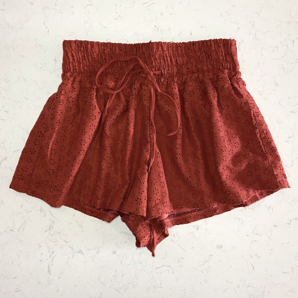 Jack by BB Dakota Eyelet Suede Shorts